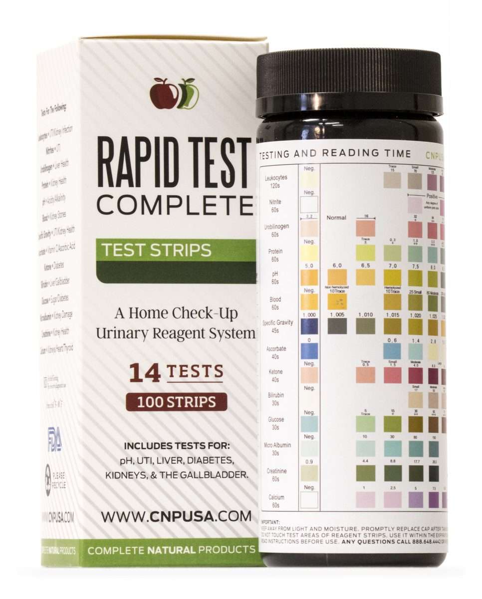 14 Parameter Urinalysis Test Strips 100ct, Urinary Tract Infection ...
