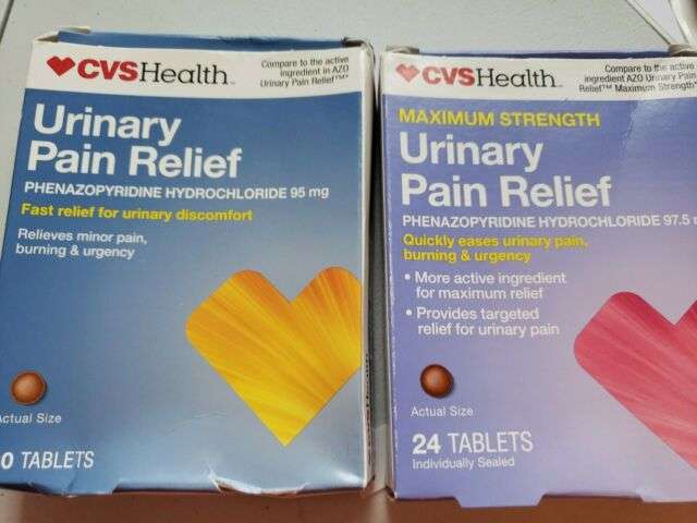 2 CVS Urinary Pain Relief 54 Total Tablets Like Azo EXPIRED 4/19 & 5/19 ...