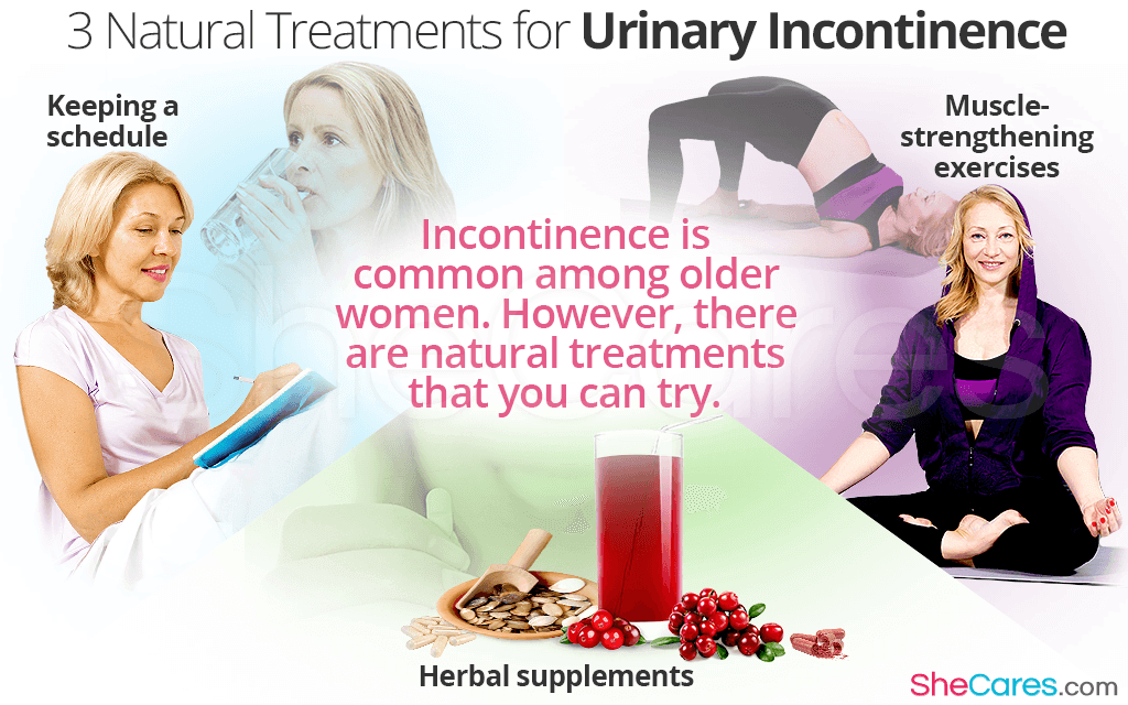 3 Natural Treatments for Urinary Incontinence