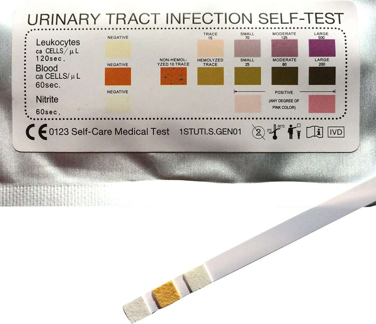 4 x Home Urine Urinary Tract Infection Tests (UTI, Nitrite, Leukocytes ...