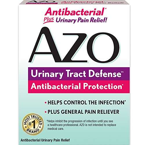 5 Pack AZO Urinary Tract Defense Antibacterial Protection Pain Relief ...