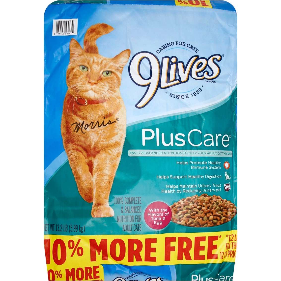 9lives Plus Care Dry Cat Food 13.2 Lb.