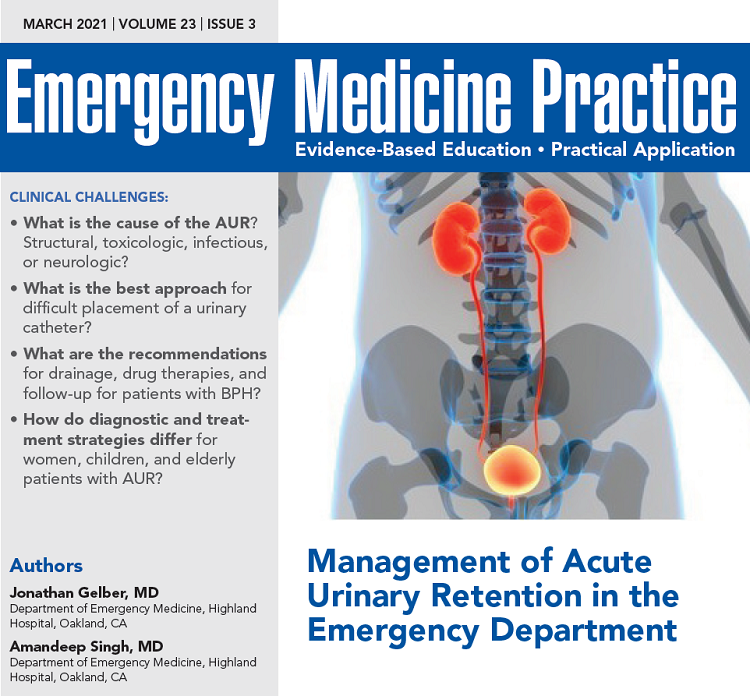 Acute Urinary Retention: Emergency Department Management