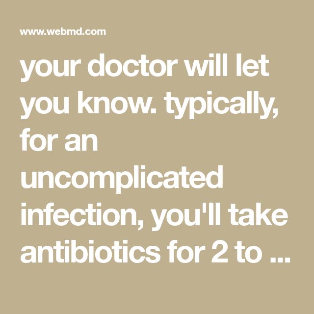Antibiotics for UTIs: What to Know