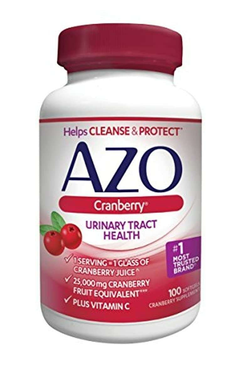 AZO Cranberry Urinary Tract Health Dietary Supplement, 1 Serving = 1 ...