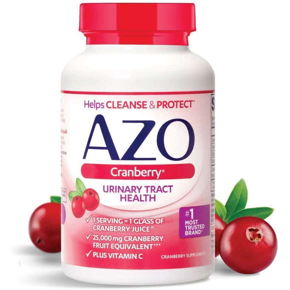 AZO Cranberry Urinary Tract Health Dietary Supplement, 100 Softgels ...