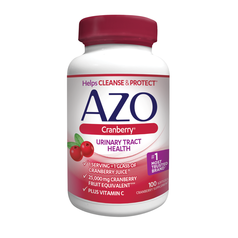 AZO Cranberry Urinary Tract Health Supplement, 100 ...