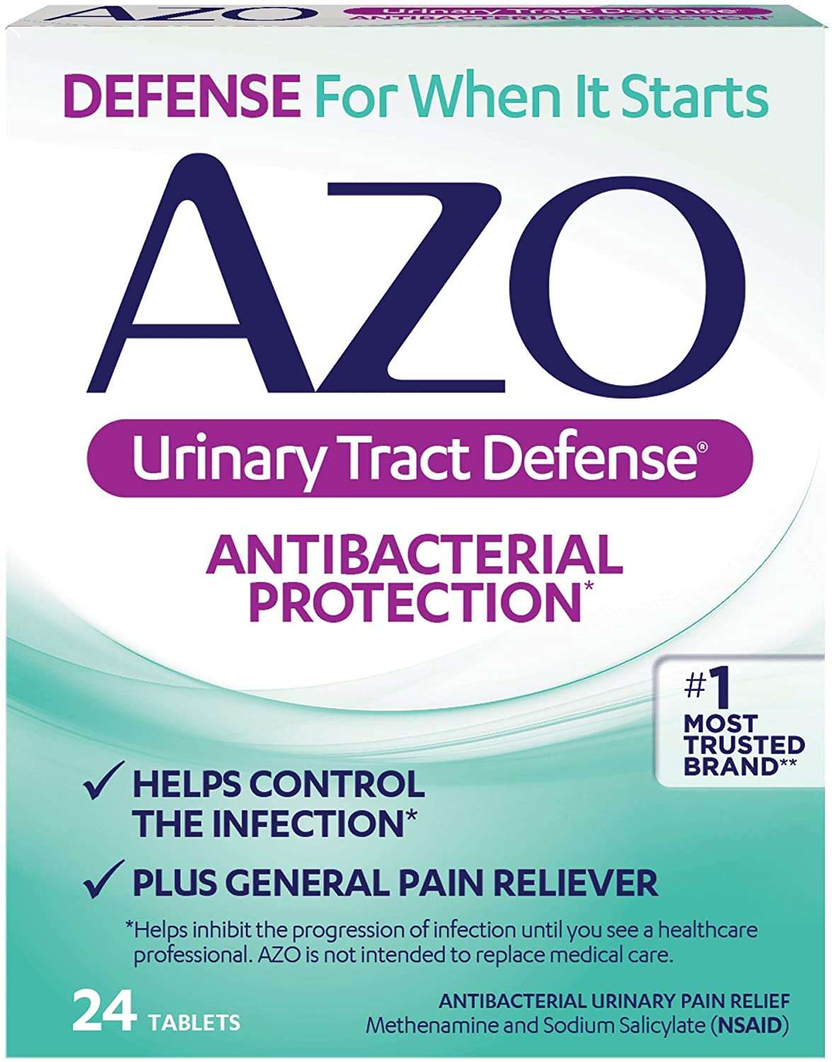 AZO Urinary Tract Defense Antibacterial Protection, 24 ...