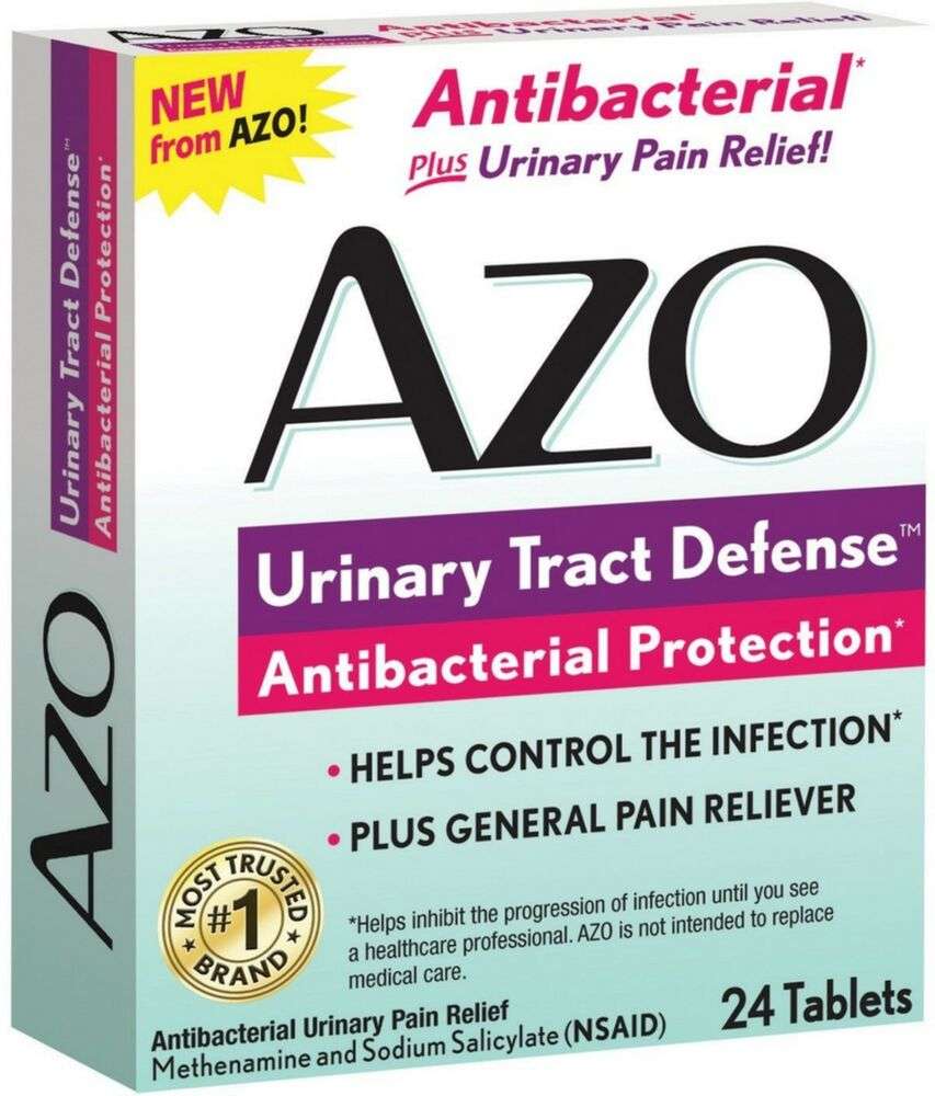 AZO Urinary Tract Defense Tablets, Antibacterial ...