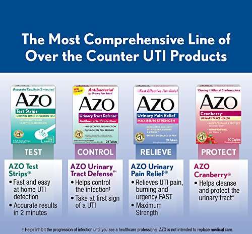 AZO Urinary Tract Infection Test Strips, 3