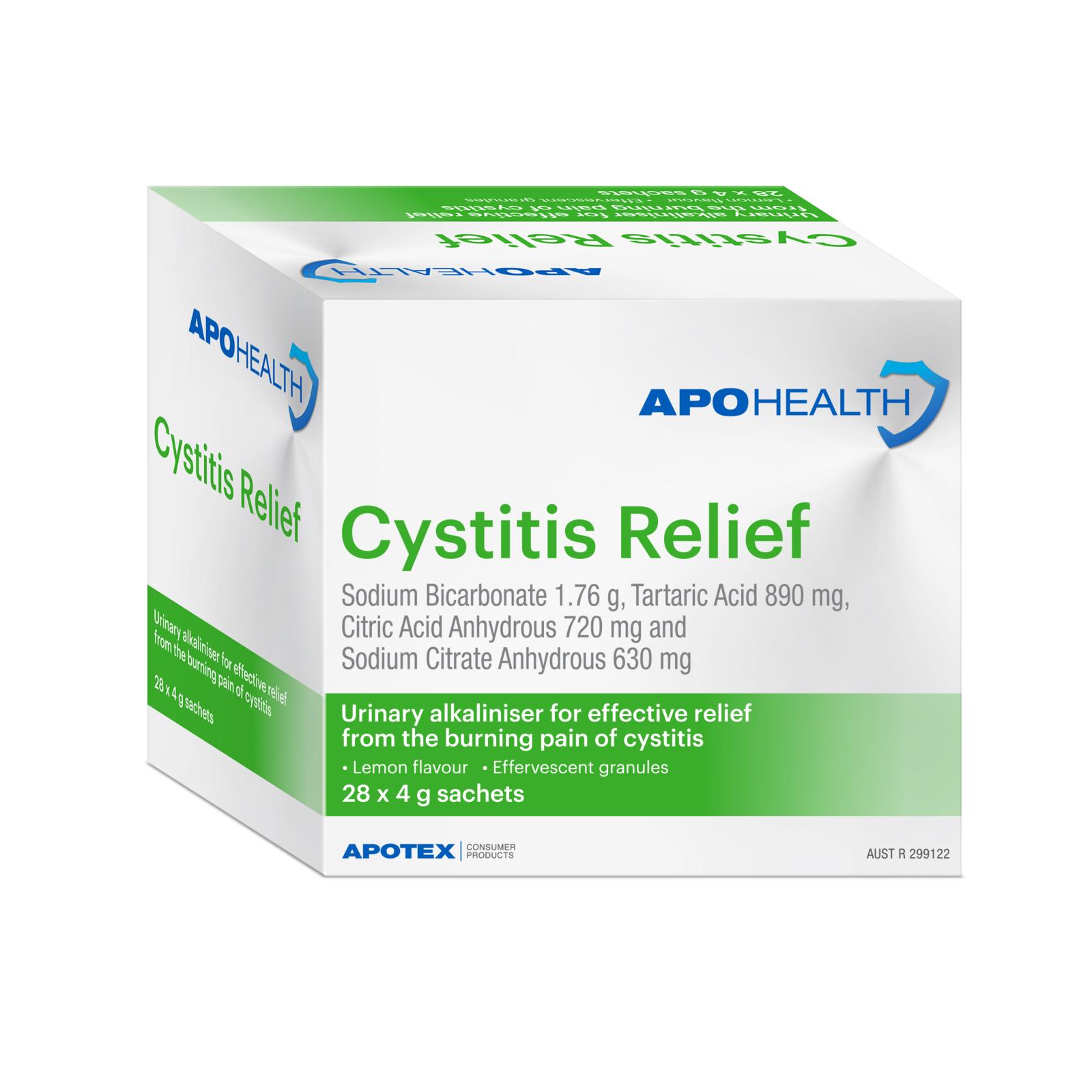 Buy APOHEALTH Cystitis Relief Sachets 28