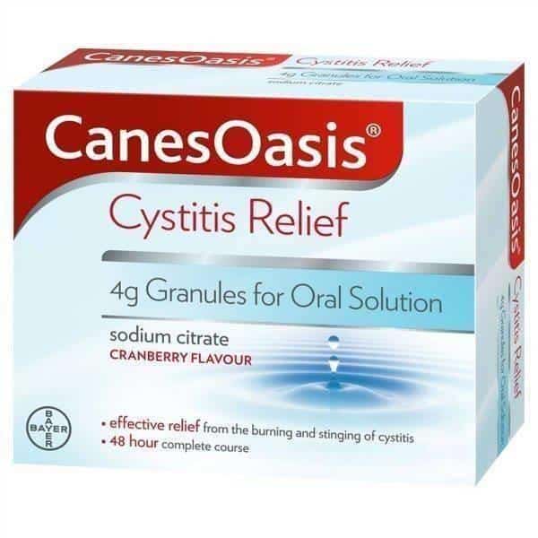 Canesten CanesOasis Cystitis Relief for Urine Infection 6 Sachets ...