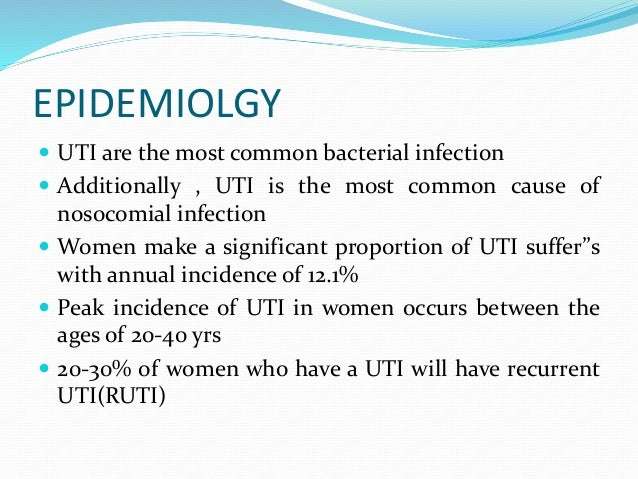 Causes Of Recurrent Uti In Adults