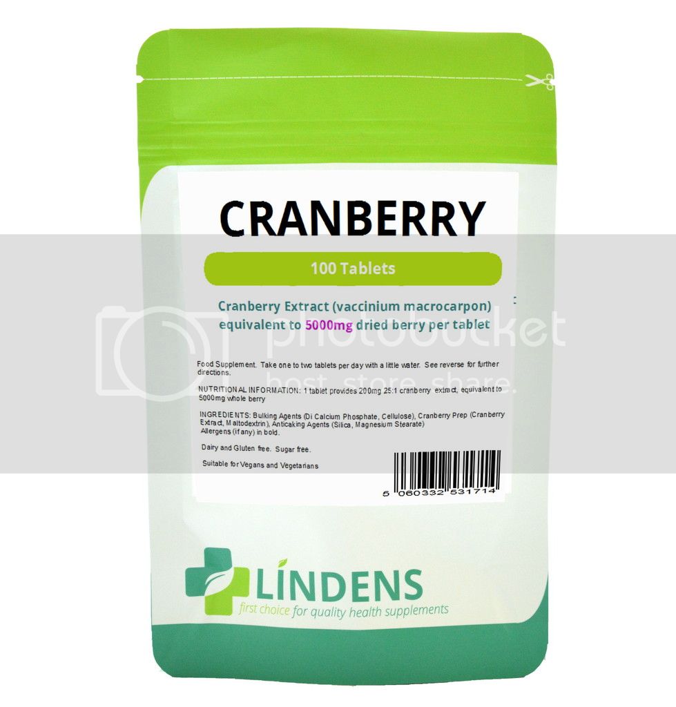 Cranberry Juice 5000mg Tablets (100 pack) cystitis urinary health, sore ...