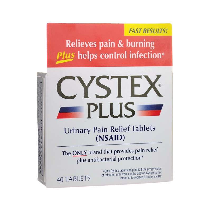 Cystex Plus Urinary Pain Relief Tablets, 40 Tabs