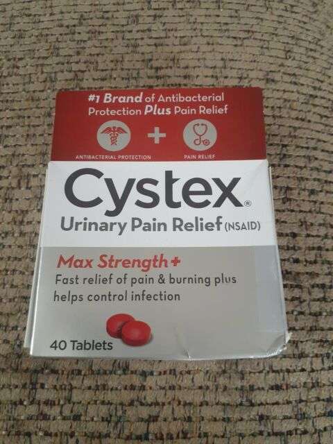 Cystex Plus Urinary Pain &  Relief Tablets 40ct 889476512404 for sale ...