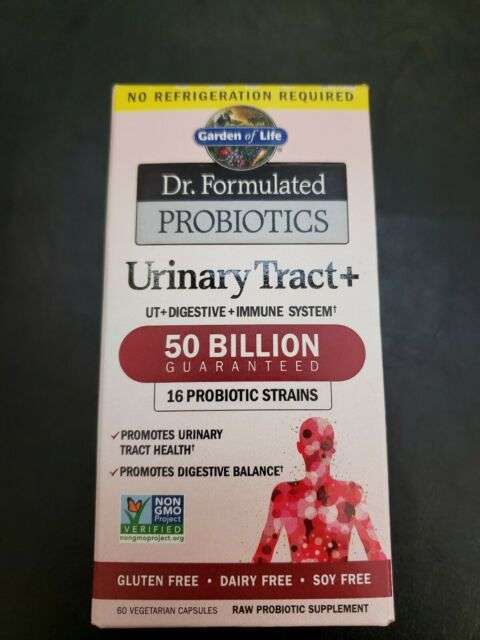 Dr. Formulated Probiotics Urinary Tract Plus 50 Billion 60 Vcaps Garden ...