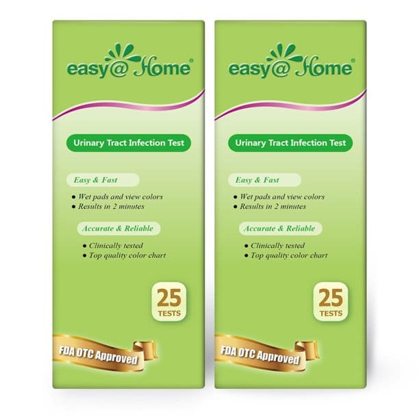 Easy@Home UTI Test Strips Urinary Tract Infection 50Ct 25Ct/Bottle UTI ...