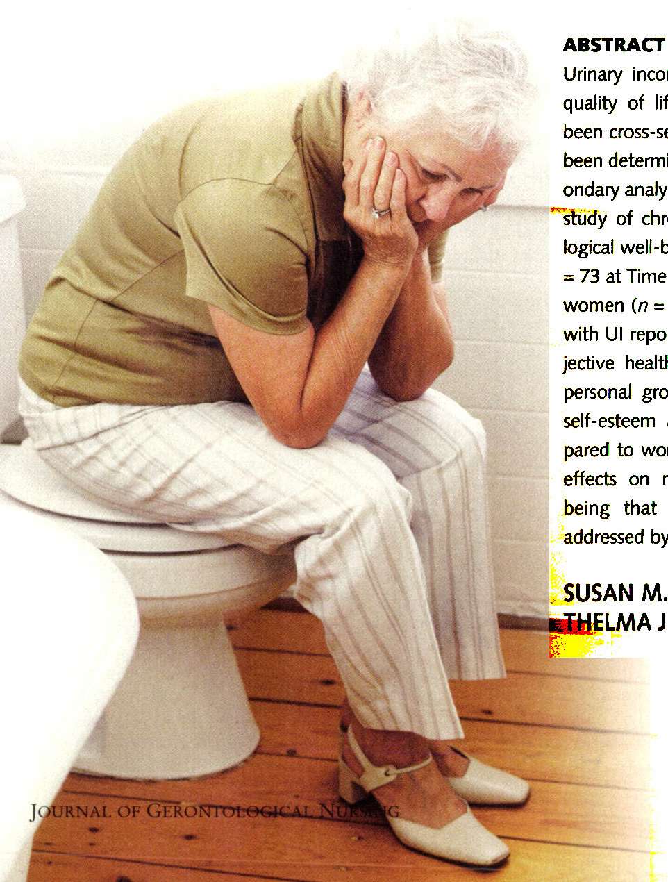 EFFECTS OF Urinary Incontinence: Psychological Well