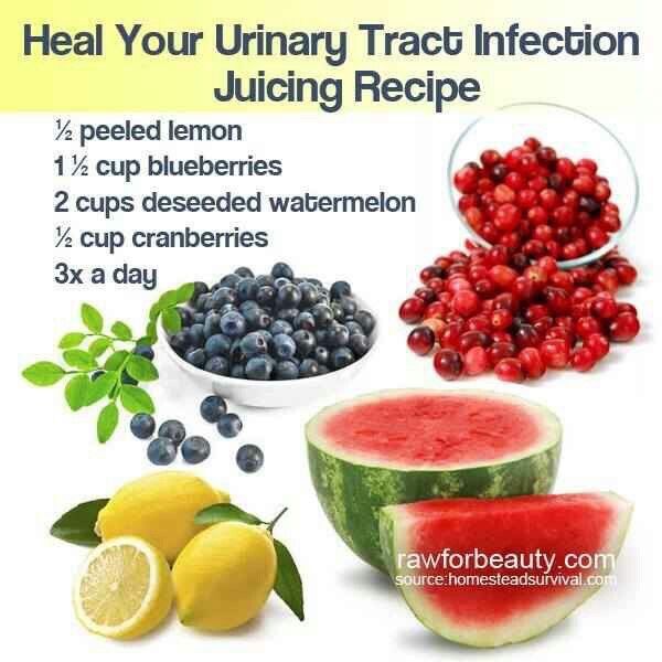 " HEAL YOUR URINARY TRACT INFECTION JUICING RECIPE"