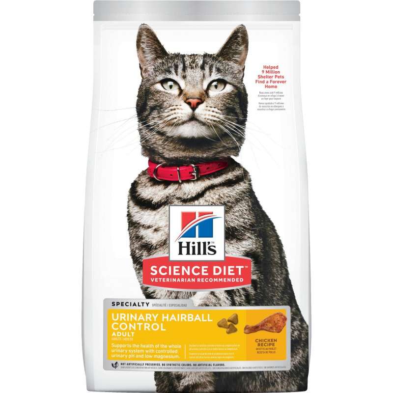 Hill s ScDiet Adult Urinary &  Hairball Control 15,5 lbs ...