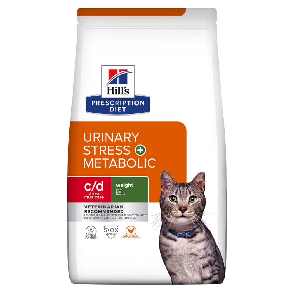 Hillâs Prescription diet Feline c/d Urinary Stress + Metabolic 8kg ...