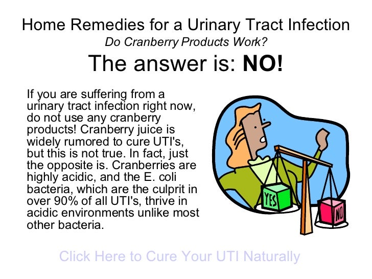 Home Remedies For A Urinary Tract Infection