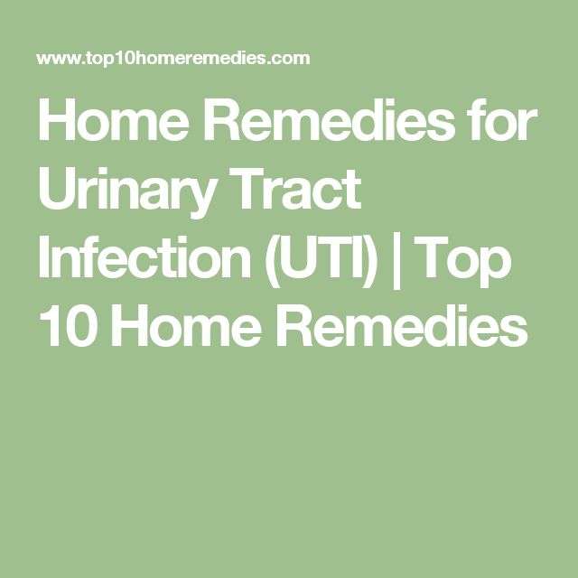 Home Remedies for Urinary Tract Infections (UTIs)