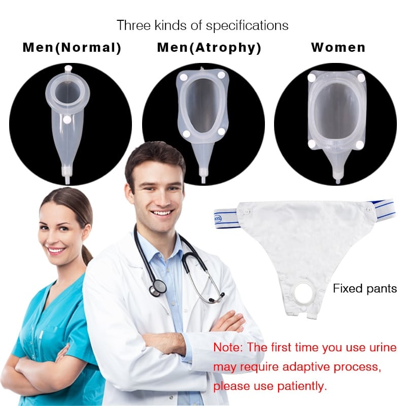 Hospital Dedicated Urinary Incontinence Urinal the Adults Urine Bag Men ...