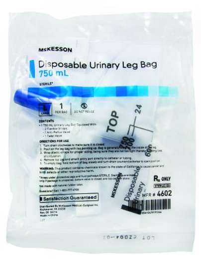 McKesson Disposable Urinary Leg Bag