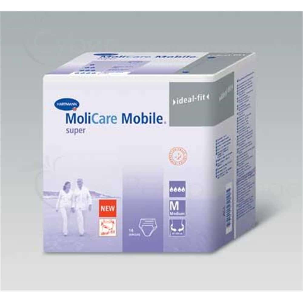 MOLICARE MOBILE SUPER Slip disposable absorbent urinary incontinence ...