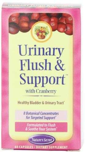 Natures Secret Urinary Flush and Support 60Count Box