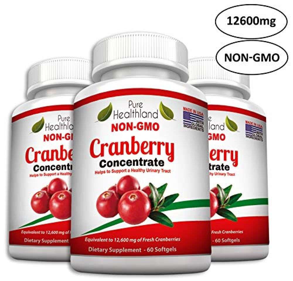 Non GMO Cranberry Concentrate Supplement Pills for Urinary ...