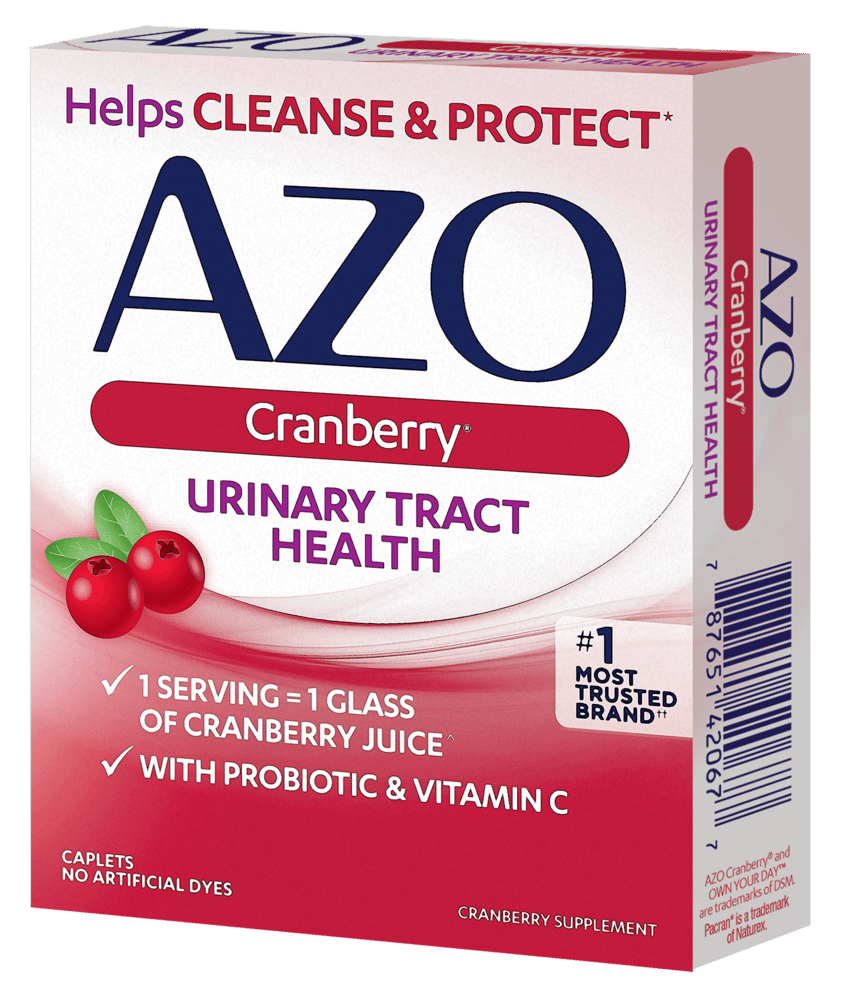 Our AZO CranberryÂ® Caplets Supports Your Urinary Health*