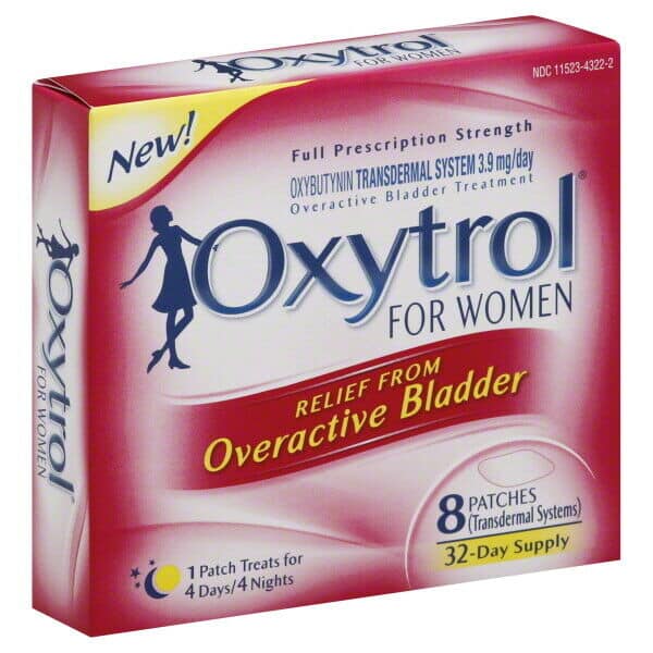 Oxytrol For Women Overactive Bladder Patches 8 Pieces for sale online ...