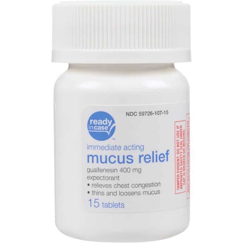 Ready in Case Mucus Relief, 400 mg, Tablets (15 each)