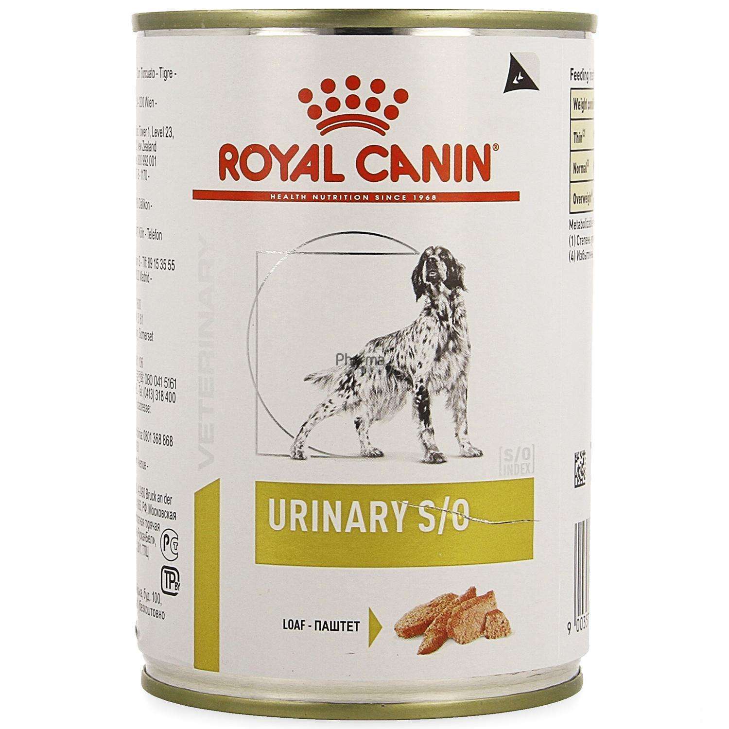 Royal Canin Veterinary Diet Canine Urinary S/O 420 g 12 Boites