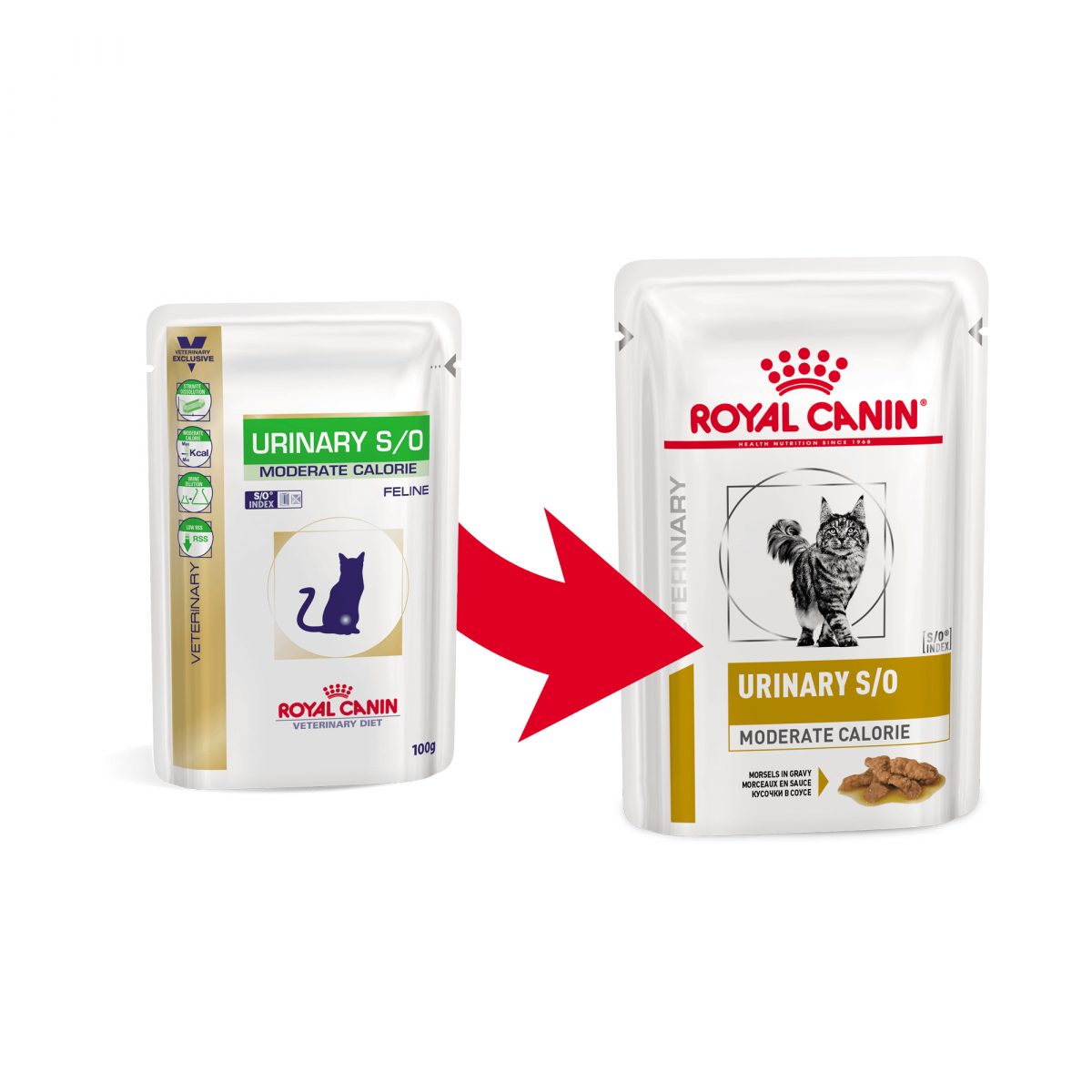 Royal Canin Veterinary Diet Urinary S/O Moderatie Calorie Vis kat