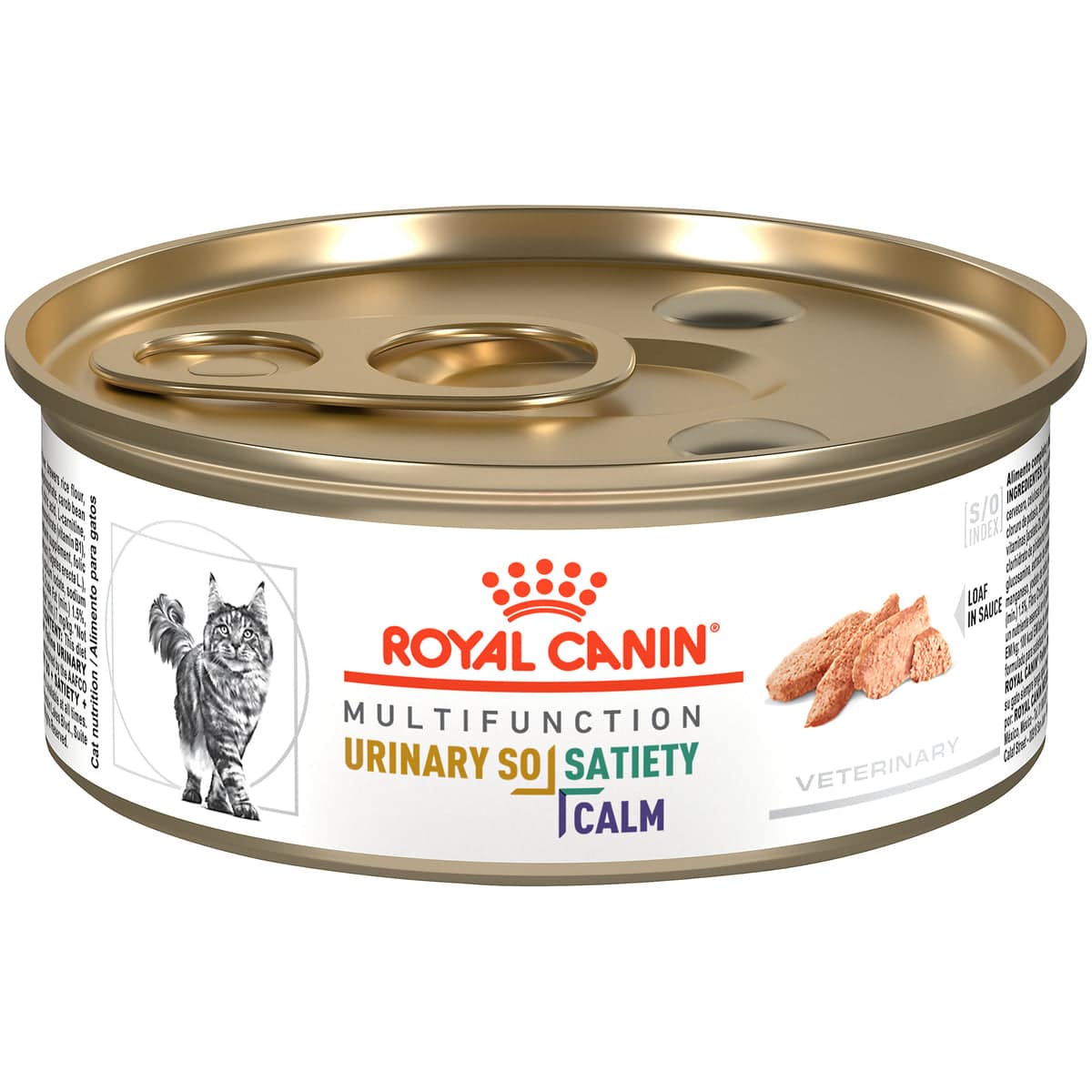 Royal Canin Veterinary Diet Urinary SO + Satiety + Calm Loaf in Sauce ...