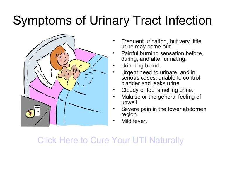 Symptoms Of Urinary Tract Infection.