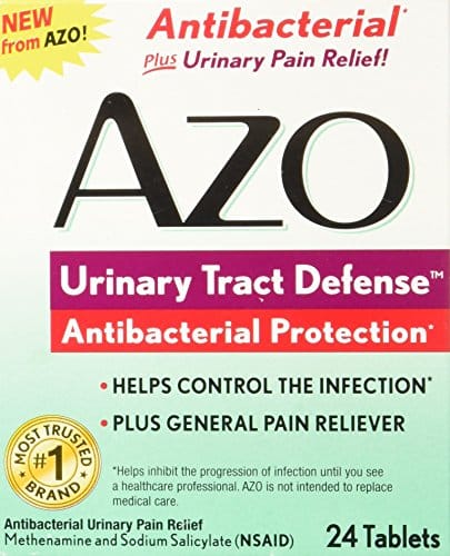 Urinary Pain Relief, Maximum Strength AZO 24 Tabs  BabyStuffer