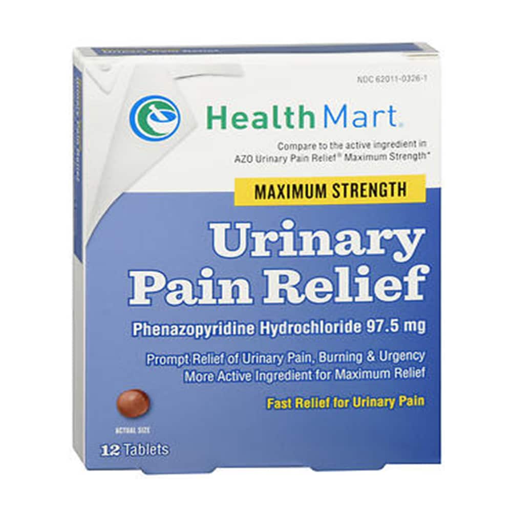 Urinary Pain Relief Tablets Maximum Strength