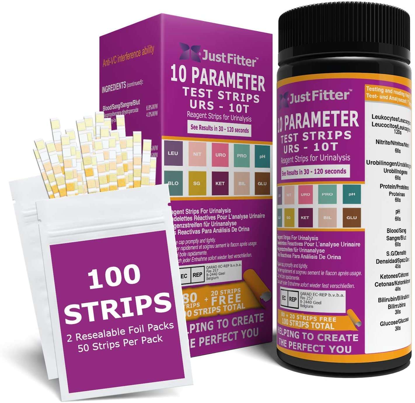 UTI Urine Test Strips. Urinary Tract Infection Strip ...