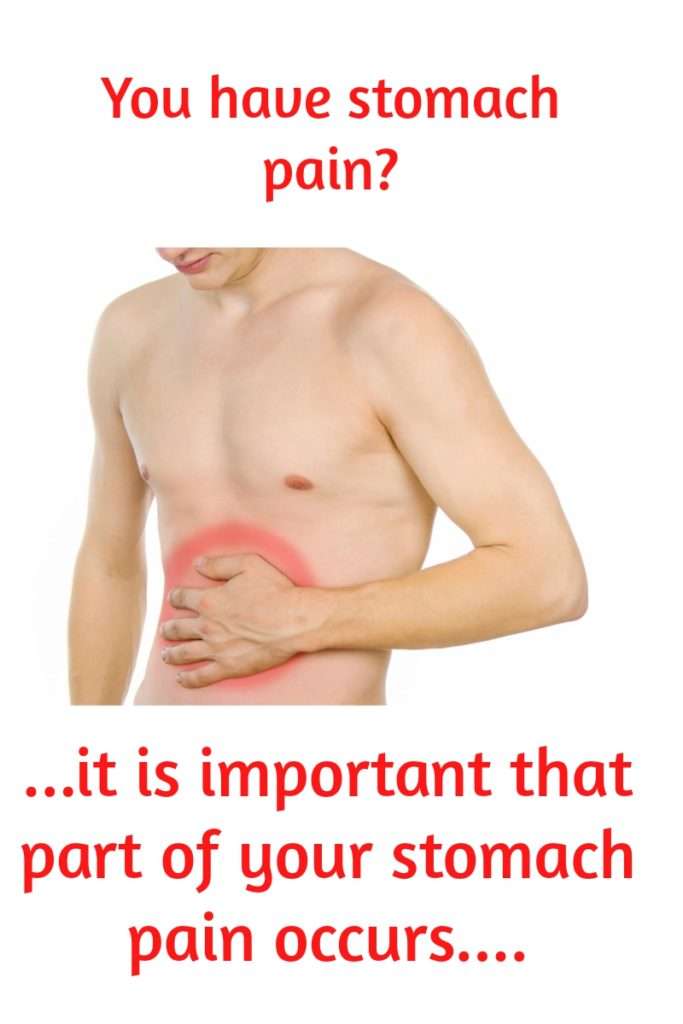 You have stomach pain,.........it is important in which ...